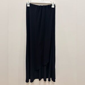 DownEast Black crossover skirt